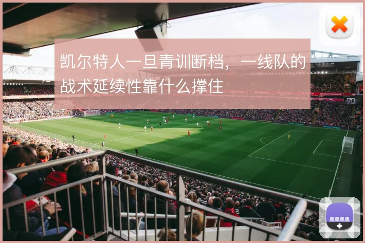 凯尔特人一旦青训断档，一线队的战术延续性靠什么撑住